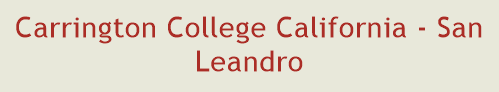 Carrington College California - San Leandro